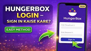 How to Sign In to HungerBox Account | HungerBox Login Guide screenshot 2
