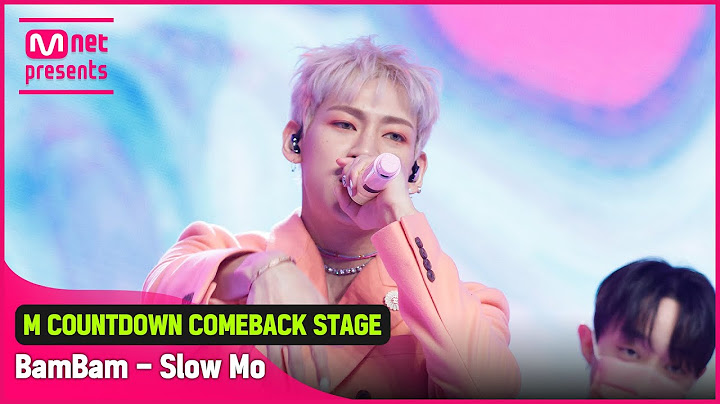 '최초 공개' 변화무쌍한 B. '뱀뱀'의 'Slow Mo' 무대