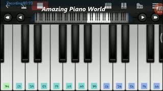 Easy Halloween Theme on Mobile piano (Perfect piano) app chords