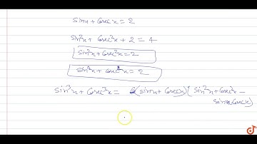 If `sinx+cosecx =2` then `sin^nx+cosec^nx=`