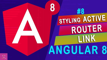 Active Router Link in Angular | Angular Routes [Tutorial - 8]