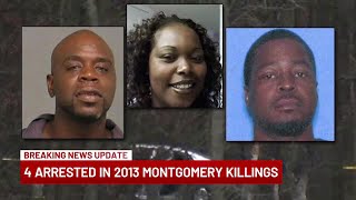 4 arrested in 2013 murders of 3 Montgomery residents