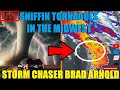 Live storm chasing significant tornado threat across midwest