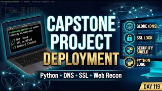 Capstone Project Deployment &Technical Walkthrough |Web Recon Tool, DNS, SSL/TLS & Python Automation