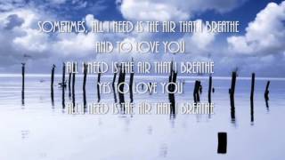 The Air That I Breathe + The Hollies + Lyrics / HD chords