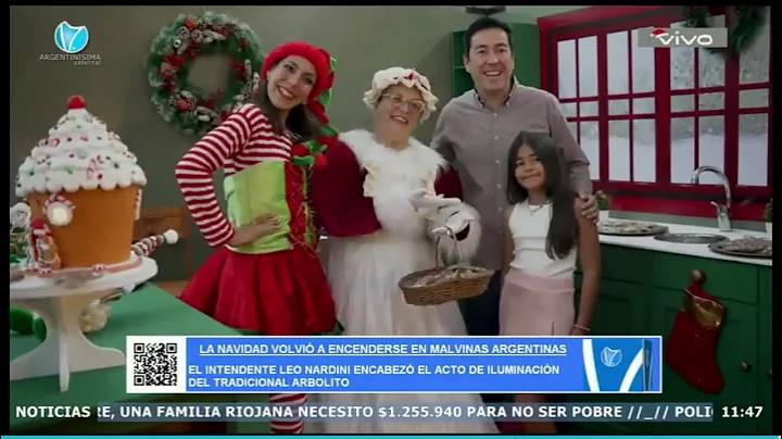 LA NAVIDAD VOLVIO A ENCENDERSE EN MALVINAS ARGENTINAS.