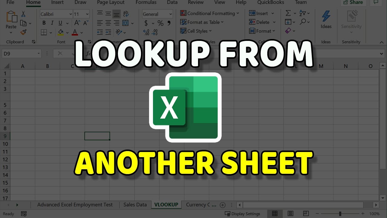 Youtube Excel Vlookup Multiple Sheets