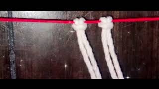 Macrame Triangle knot