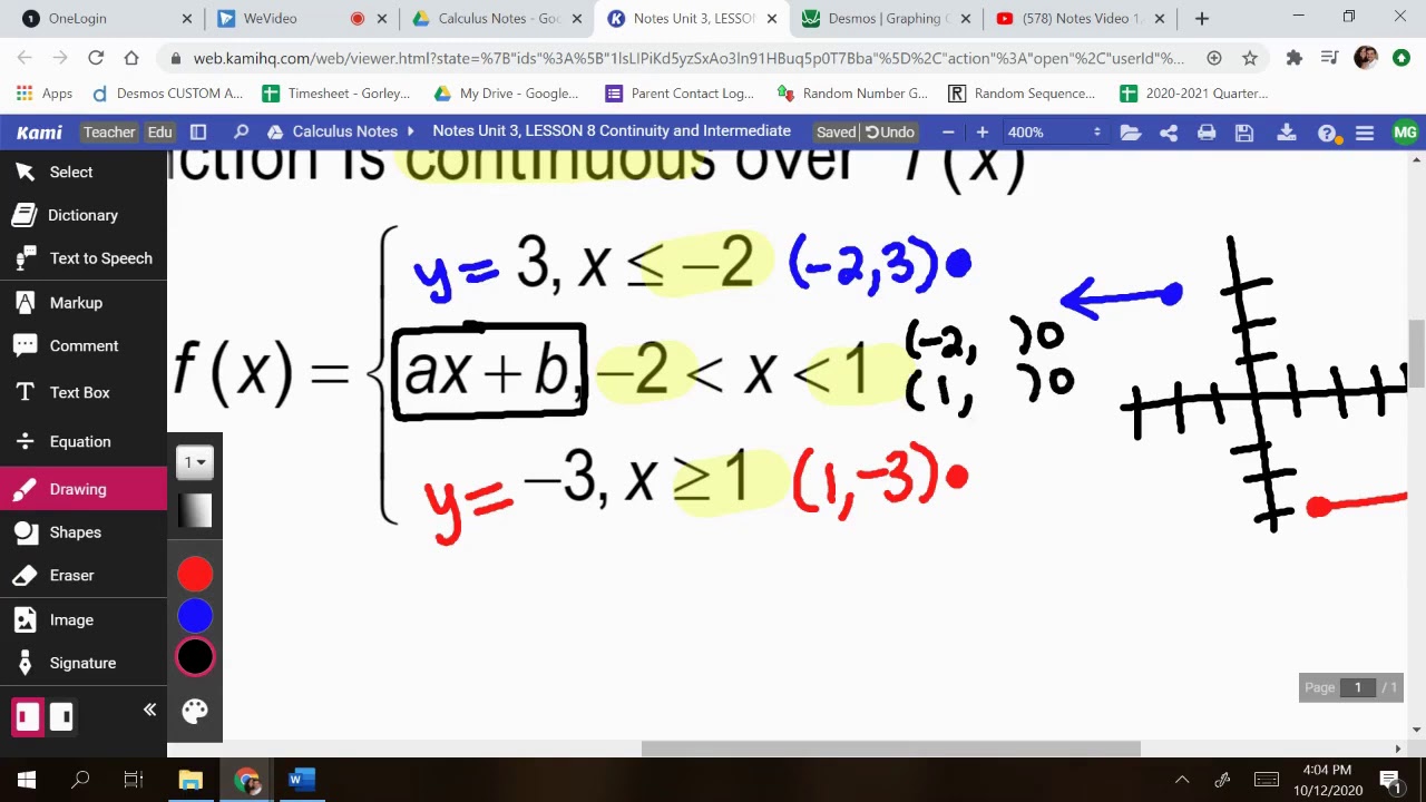Unit 3 Lesson 8 Calculus - YouTube