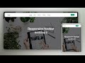 Bootstrap 5 | How to create a Responsive Navbar | Step by Step Tutorial