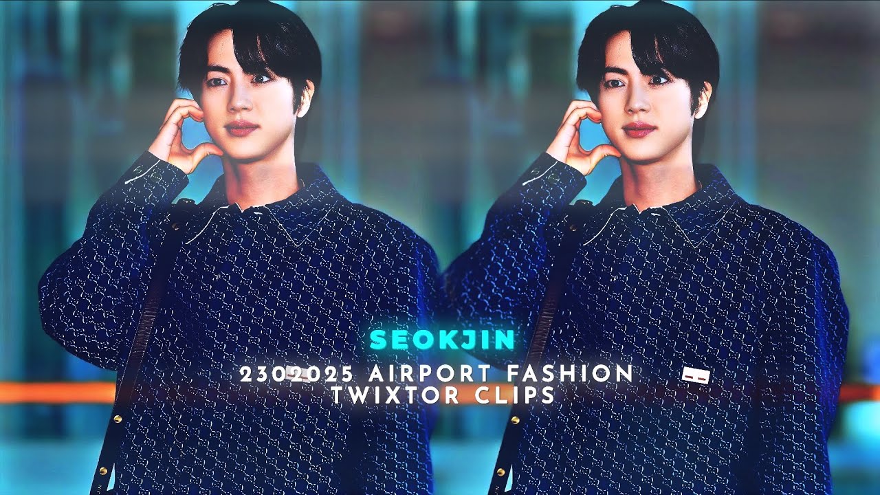 23022025 SEOKJIN AIRPORT FASHION TWIXTOR CLIPS #kimseokjin #twixtor #bts #btsmyhappinessot7