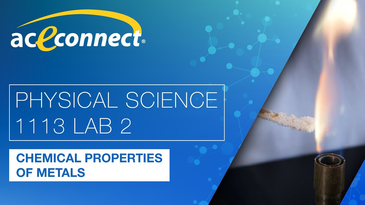 Physical Science 1113 Lab 2 || Chemical Properties of Metals - YouTube