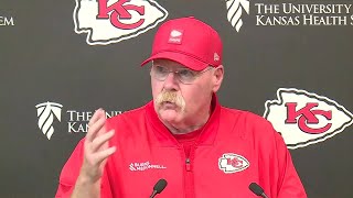 Andy Reid talks Rashee Rice, Patrick Mahomes after OTAs