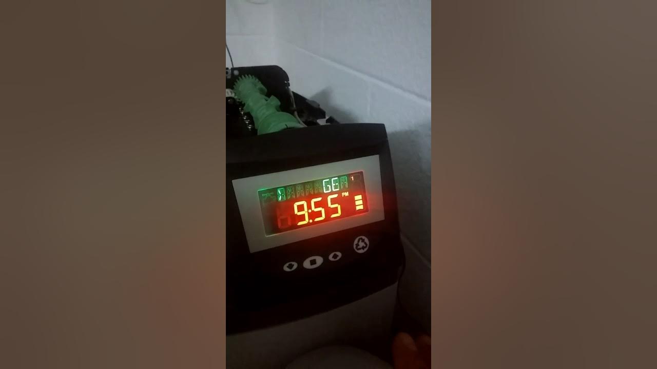 GE Avantapure water softener programing. - YouTube