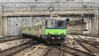 Bahnverkehr in Allmendigen bei Bern und Spiez / Trafic Ferroviaire à Allmendigen bei Bern et Spiez