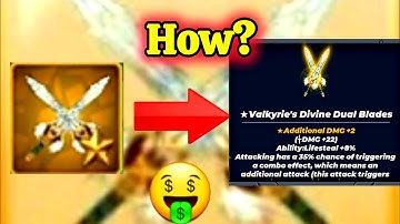 How to get Additional 2 Valkyrie Sword for Valkyrie Sword | skyblock | blockman go 🤑