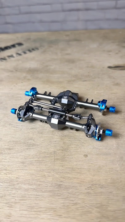 The new LGRP spider 9 scx24 axles are on the bench and they are gorgeous! 🤩 #shorts