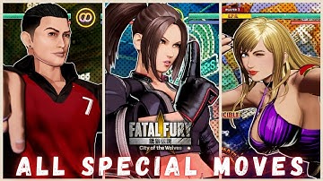Fatal Fury City of the Wolves All Special Moves
