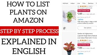 How To List Plants On Amazon | Amazon Plant Listing screenshot 4
