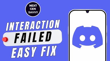 HOW TO FIX DISCORD THIS INTERACTION FAILED EASY FIX