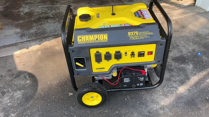 Unboxing and Review of Champion 7500W Generator