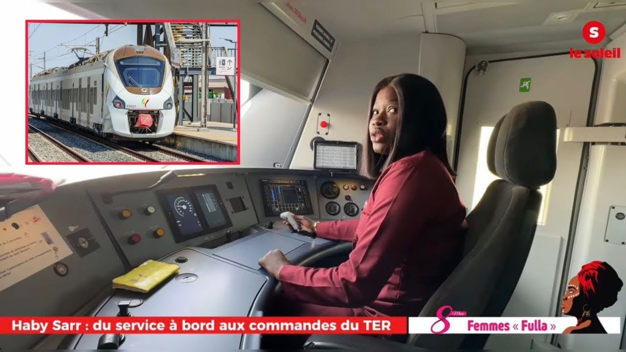 Le parcours inspirant de Haby Sarr, conductrice du TER