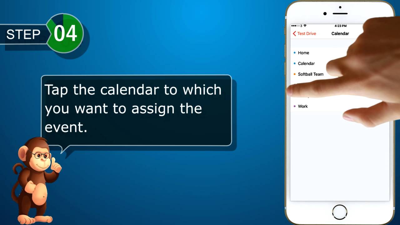 how to Work with Calendar Invitations on Apple iPhone smart phones user