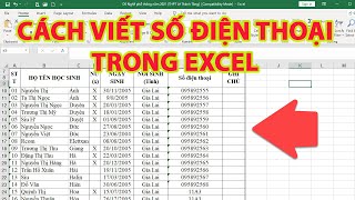 Cách thêm số 0 vào số điện thoại trong Excel – Thủ Thuật Phần Mềm