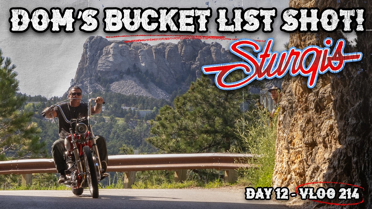 Day 12 - The Best Road To Ride If You Go To Sturgis! - Vlog 214