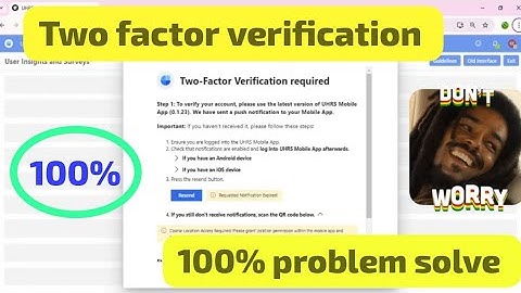 Two - factor verification required UHRS 100% problem solved/UHRS all problem solve/how to earn money