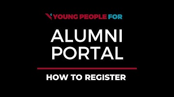 Alumni Portal How-To | How to Register