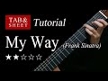 My Way - Fingerstyle Lesson + TAB