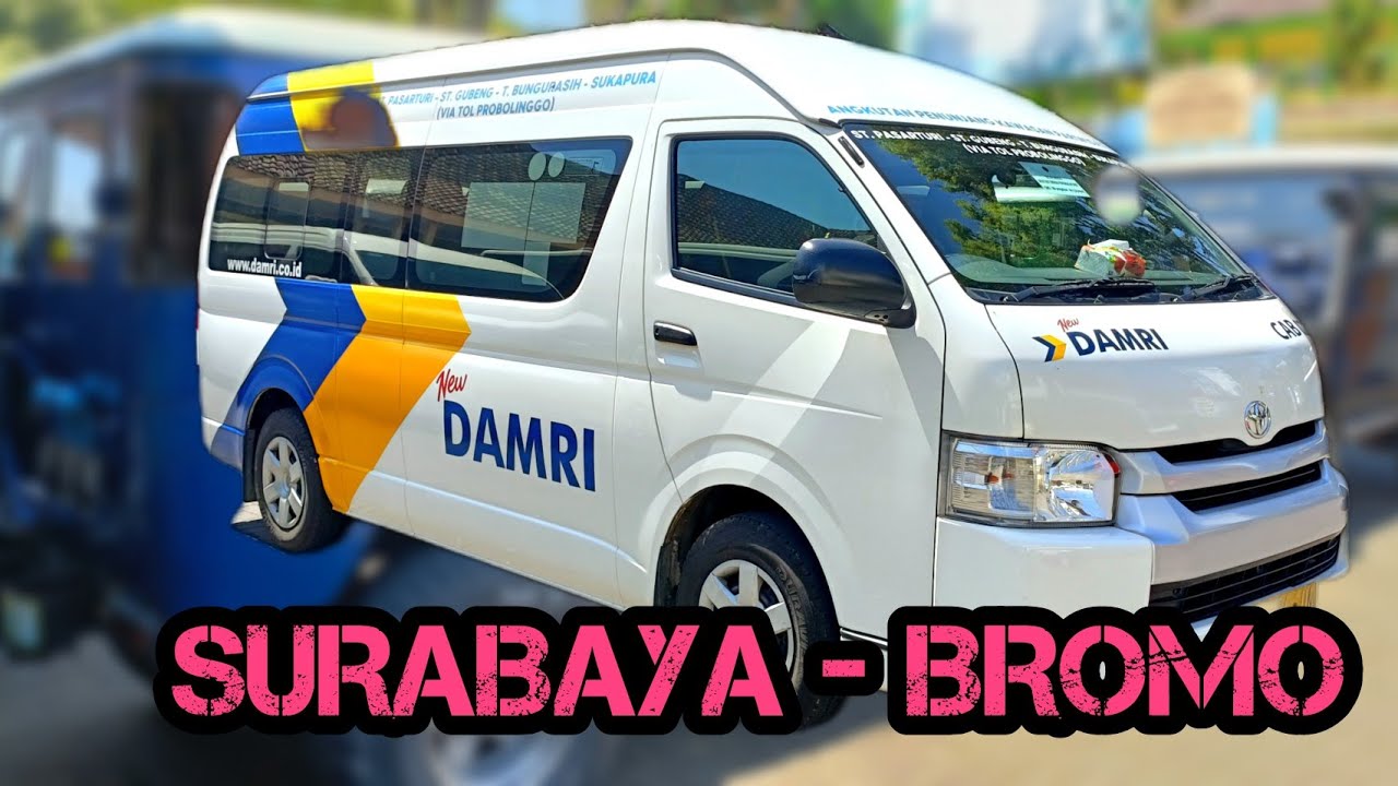 Shuttle DAMRI SURABAYA - BROMO Rest Area Sukapura • MURAH & NYAMAN ‼️