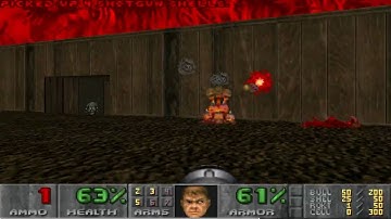 [Doom 2] Demon fear map31 "Wolfenstein" UV-max 1:07