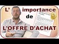 Limportance de loffre dachat immobilier