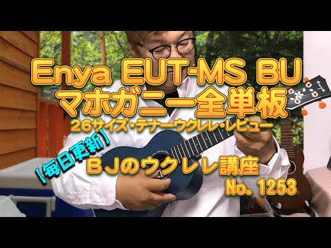 Enya EUT-MS BU マホガニー全単板(オール単板)26サイズ テナー Enya EUT-MS BU マホガニー全単板(オール単板)26サイズ テナー