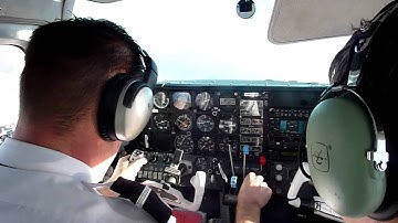 Engine shutdown & airstart Be-76 Duchess