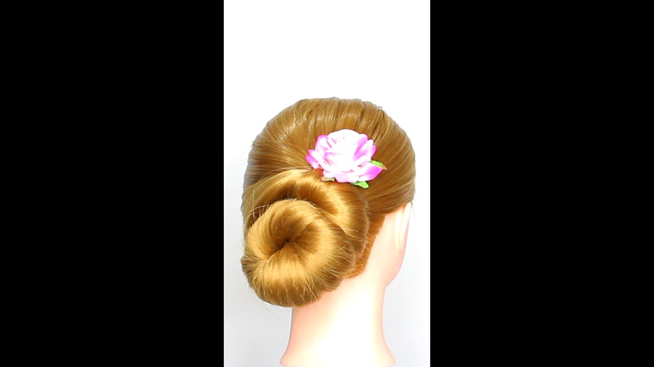 20 seconds ⏰️ Hair Bun without Donut 🤩  Very EASY 
