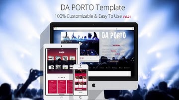 Da Porto - One Page Music & Band Template | Themeforest Website Templates and Themes