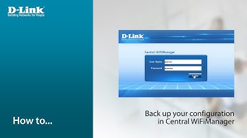 How to back up your configuration in D-Link