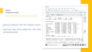 HAP 823 - Propensity scoring, Q4 -Teach One