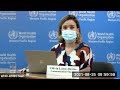 Virtual Press Conference on COVID-19 in the Western Pacific – 25 August 2021