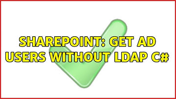Sharepoint: Get AD Users without LDAP C# (2 Solutions!!)