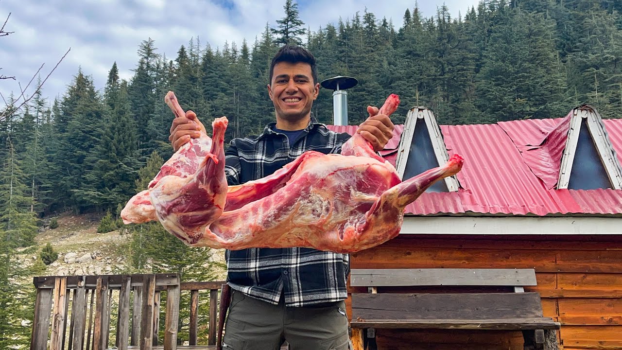 Dağ Evinde Kuyuda Kuzu Tandır Yaptım! Mükemmel Oldu!