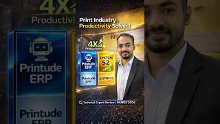 Technical Insight from PAMEX 2026 #automation #erp #system52 #printingindustry