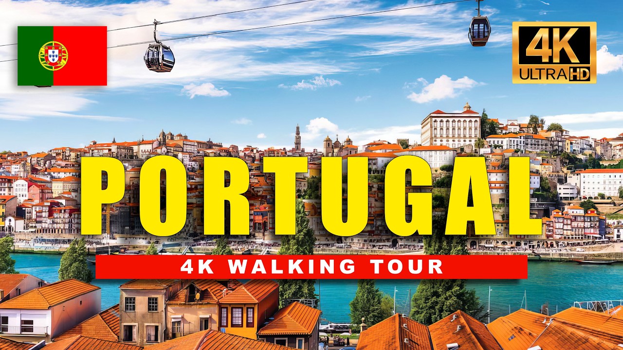 Porto, البرتغال | جولة في المدينة 4K | 8 سبتمبر 2024