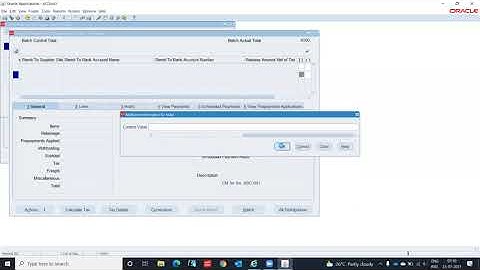 Oracle EBS Payables Invoice with tax
