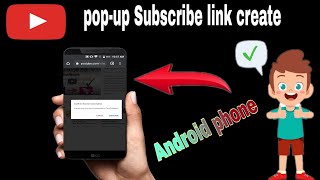 #Pop_up_Subscribe_link #pop_up_link #subscribe_button How to create pop-up Subscribe link YouTube