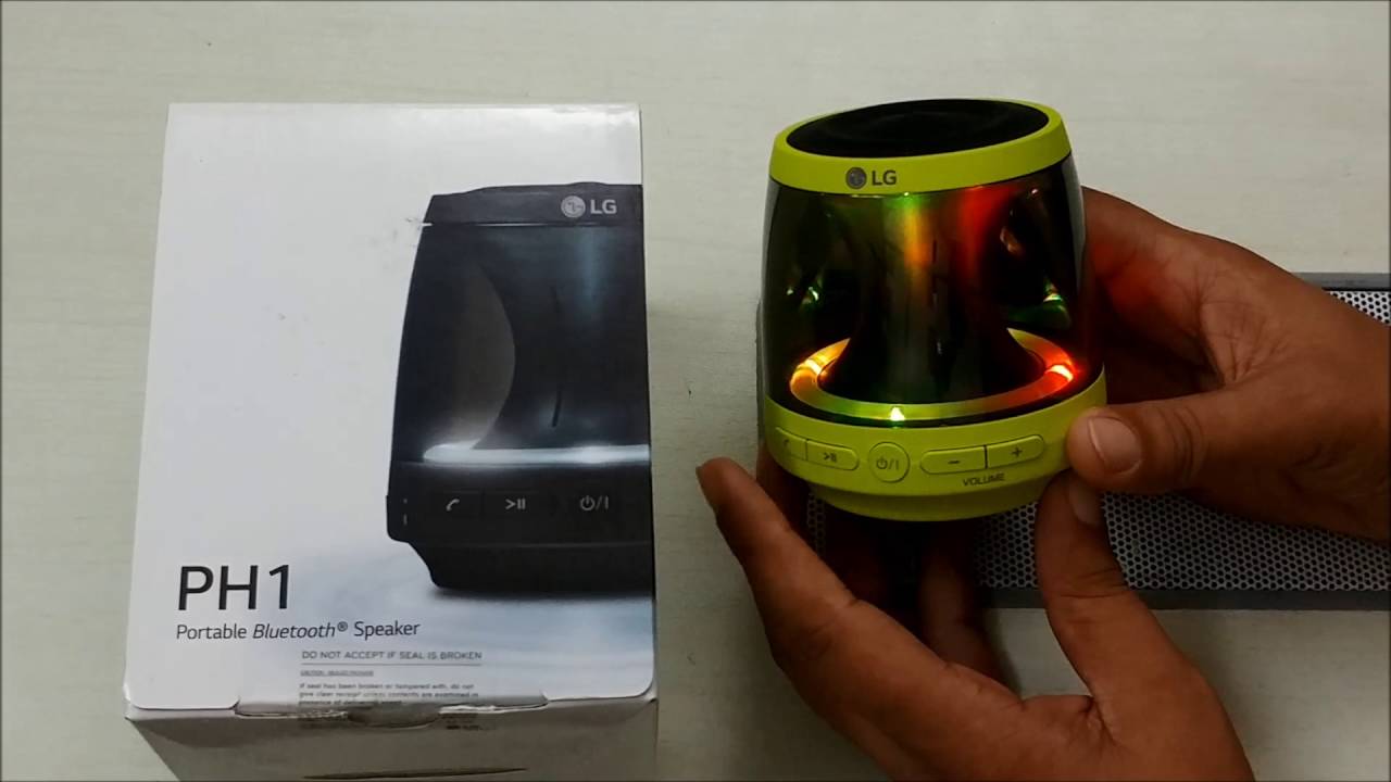 LG PH1 Portable Bluetooth Speaker 