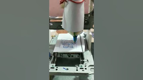 Homemade CNC plotter made by scrapped DVD writers